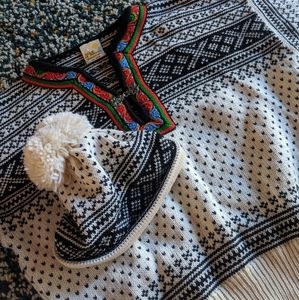 Vintage Wool Dale of Norway Sweater and Beanie Set